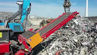 Hammel VB 750DK Long Version Shredder  Shredding Aluminium [upl. by Adnylg]