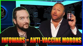 Infowars  AntiVaccine MORONS [upl. by Newel470]