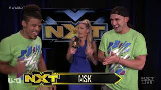 Grizzled Young Veterans attacks MSK at the Backstage Full Segment [upl. by Roth503]