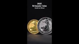 2025 Great Britain 1 oz Silver amp Gold Britannia Coins  Iconic British Masterpieces [upl. by Attelra109]