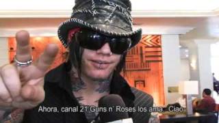 Guns n Roses en El Salvador Entrevista con DJ Ashba [upl. by Arodasi403]