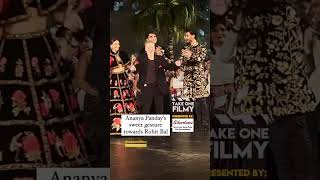 AnanyaPanday’s sweet gesture towards Rohit Bal at the Finale of Lakme Fashion Week is heartmelting [upl. by Acima]