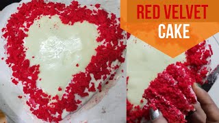 Red Velvet cake with out Oven  రెడ్ వెల్వెట్ కేకు ఒవేన్ లేకుండా ఈజీ గా ఇంట్లొనే చేస్కొండి [upl. by Ddahc]