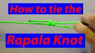 How to tie the Rapala Knot  Easy to tie Loop knot [upl. by Mcnair]