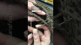 Crochet  Costuras invisibles  Punto Crunch crochet ganchillo tutorial [upl. by Sherris]