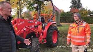 Kubota L1361 Traktor im Einsatz beim Hausmeisterservice [upl. by Ravi]