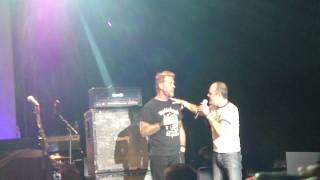 Metallica  Lars and James introducing Armored Saint  Live at Fillmore San Francisco 120711 [upl. by Vasiliu]