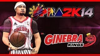 PBA 2k14 PC SanMig Coffee vs Ginebra [upl. by Yaakov95]