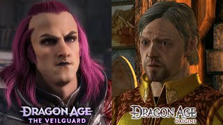 Insulting in Dragon Age Origins VS Dragon Age The Veilguard [upl. by Yrffoeg]