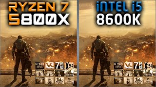 Ryzen 7 5800X vs Intel i5 8600K Benchmarks – 15 Tests 🔥 [upl. by Yrro]