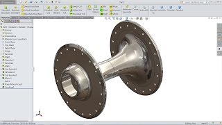 SolidWorks Tutorial Bike Wheel front Disk [upl. by Azile474]