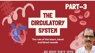 THE CIRCULATORY SYSTEM  ORIGIN AND CONDUCTION AND REGULATION OF HEART BEAT  ICSECBSE  CLASS 10 [upl. by Niamreg]