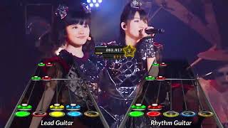 BABYMETAL  Syncopation  Live white fox festival  clone hero chart [upl. by Yonah]