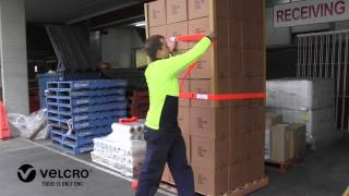 How to secure your goods with VELCRO® Brand LOGISTRAP® strap [upl. by Ahseirej]