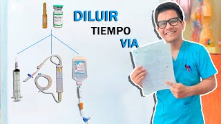 Cómo diluir medicamentos EV  Fácil [upl. by Arret]