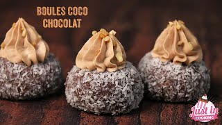 Recette de Biscuits sans Cuisson Noix de Coco Chocolat [upl. by Kerwin164]