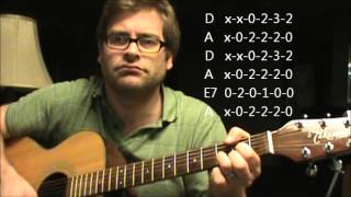 How to play quotThatll be the dayquot by Buddy Holly on acoustic guitar Made Easy [upl. by Anitsuga]