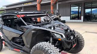 2022 CanAm Maverick X3 X DS Turbo RR  SEMA BUILD [upl. by Hadeehuat]