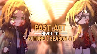 ·· Past Aot React to Future ·· Season 4 ·· Eren Founding Titan ·· 12 ·· 🇮🇩🇬🇧🇧🇷🇪🇸 [upl. by Airbma278]