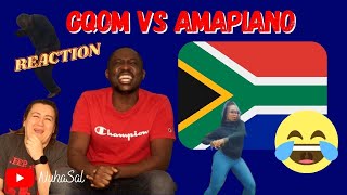 Australian wife reacts to GQOM dance II Amapiano II REACTION [upl. by Rapsag529]