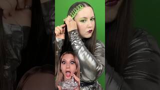 I curl my hair with a hair clip Result İdextraultra youtubecreatorcommunity asmr hairclip [upl. by Wystand261]