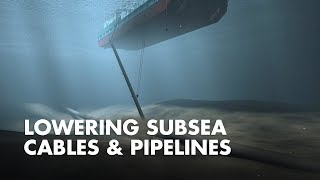 Lowering Subsea Cables amp Pipelines  How it works [upl. by William880]