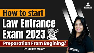 How to Start Law Entrance Exam 2023 Preparation From Beginning [upl. by Anitnahs]