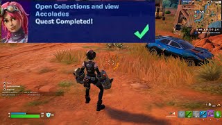 Open Collections and view Accolades Fortnite [upl. by Piks]