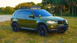 Lifting My BMW X5 😳‼️🔥 E70 Overland Build [upl. by Wainwright]