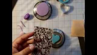 Tutorial on using your rubber stamps with Polymer Clay [upl. by Ttelracs]