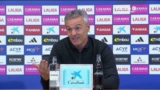 Rueda de prensa Real Zaragoza vs SD Huesca [upl. by Dimitris]