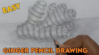 Easy Ginger Pencil drawing  Easy Ginger Pencil Shading [upl. by Reisinger849]