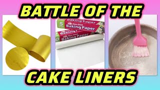 Cake tin liners Which one works best [upl. by Necyrb]