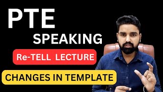 Retell Lecture PTE  Changes IN Template  PTE Speaking ptespeaking by Sunil Sir [upl. by Eanore]