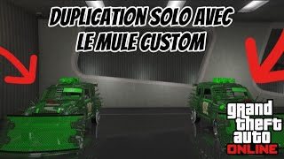 GTA5 GLITCH duplication solo avec le mule custom [upl. by Saixela]