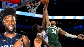 JI Blocks Giannis 3 times  All blocks vs Milwaukee Bucks 122123 [upl. by Elocen]