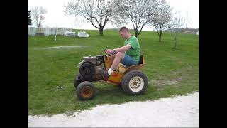 Jacobsen Chief with Farymann Diesel Engine Crank Start and Drive [upl. by Nnayt]