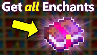 How to Get ALL 42 Enchantments FAST in Minecraft 121 Java  Bedrock [upl. by Deeanne]