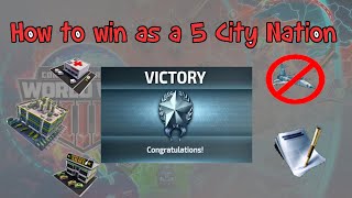 How to win as a 5 City Nation Conflict of Nations WW3 [upl. by Materi912]