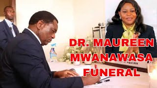 LIVE  MAUREEN MWANAWASAS FUNERAL [upl. by Joshia]