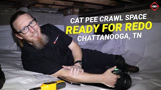 Cat Pee Smell Atmox System and More  Crawl Space Redo Chattanooga [upl. by Tormoria]