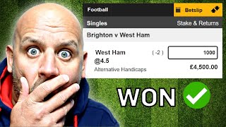 Asian Handicap Betting Strategy How it Works in Football Betting [upl. by Nettirb]