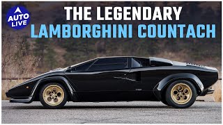 The Legendary Lamborghini Countach  Auto Live [upl. by Zuzana]