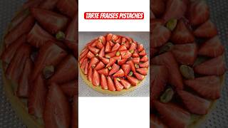 ✅ MA TARTE FRAISES PISTACHES AVEC CRÈME D’AMANDE CRÈME PÂTISSIÈRE ET GELÉE DE FRUITS ROUGES [upl. by Atinihc]