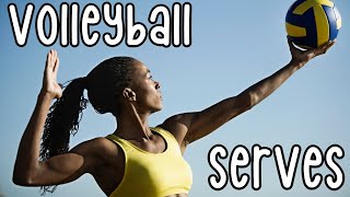 Different Types of Volleyball Serves [upl. by Leese457]