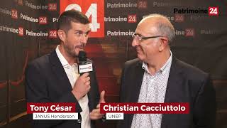 Interview avec Tony CESAR Janus Henderson et Christian CACCIUTTOLO UNEP  Patrimonia 2024 [upl. by Palestine]