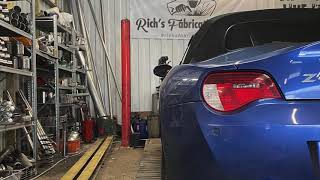 BMW Z4 Exhaust Back box delete [upl. by Htennaj]