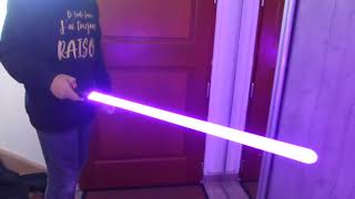 Wisbecost Sabre Laser RGB Duel Lightsaber 15 Couleurs 12 Soundfonts Très très réaliste [upl. by Dry]