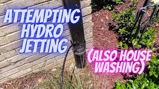 Hydro Jetting amp House Washing great add on service [upl. by Nylrahs]