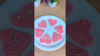 Pink Heart Mithai 🩷😋food dessert youtubeshorts trending mithai shorts [upl. by Koral]